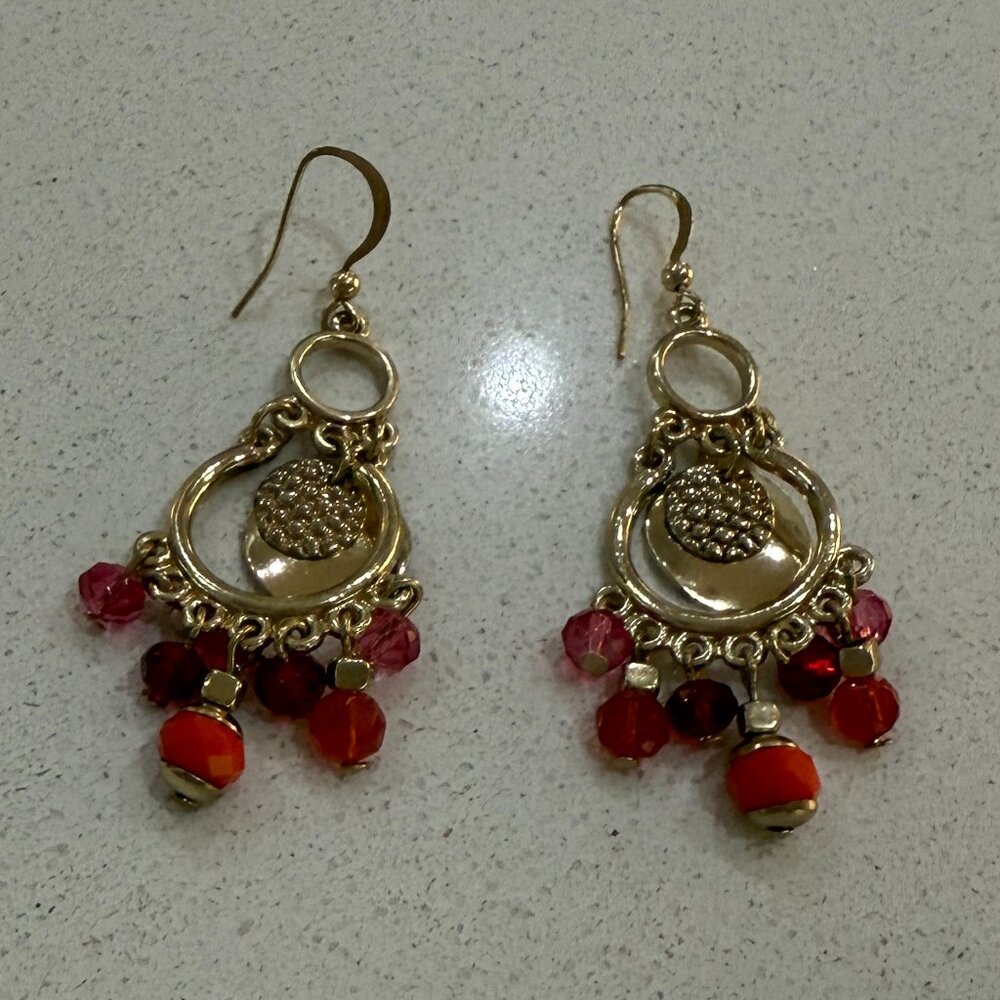 French Wire Dangle Earrings - Picture 3 of 3
